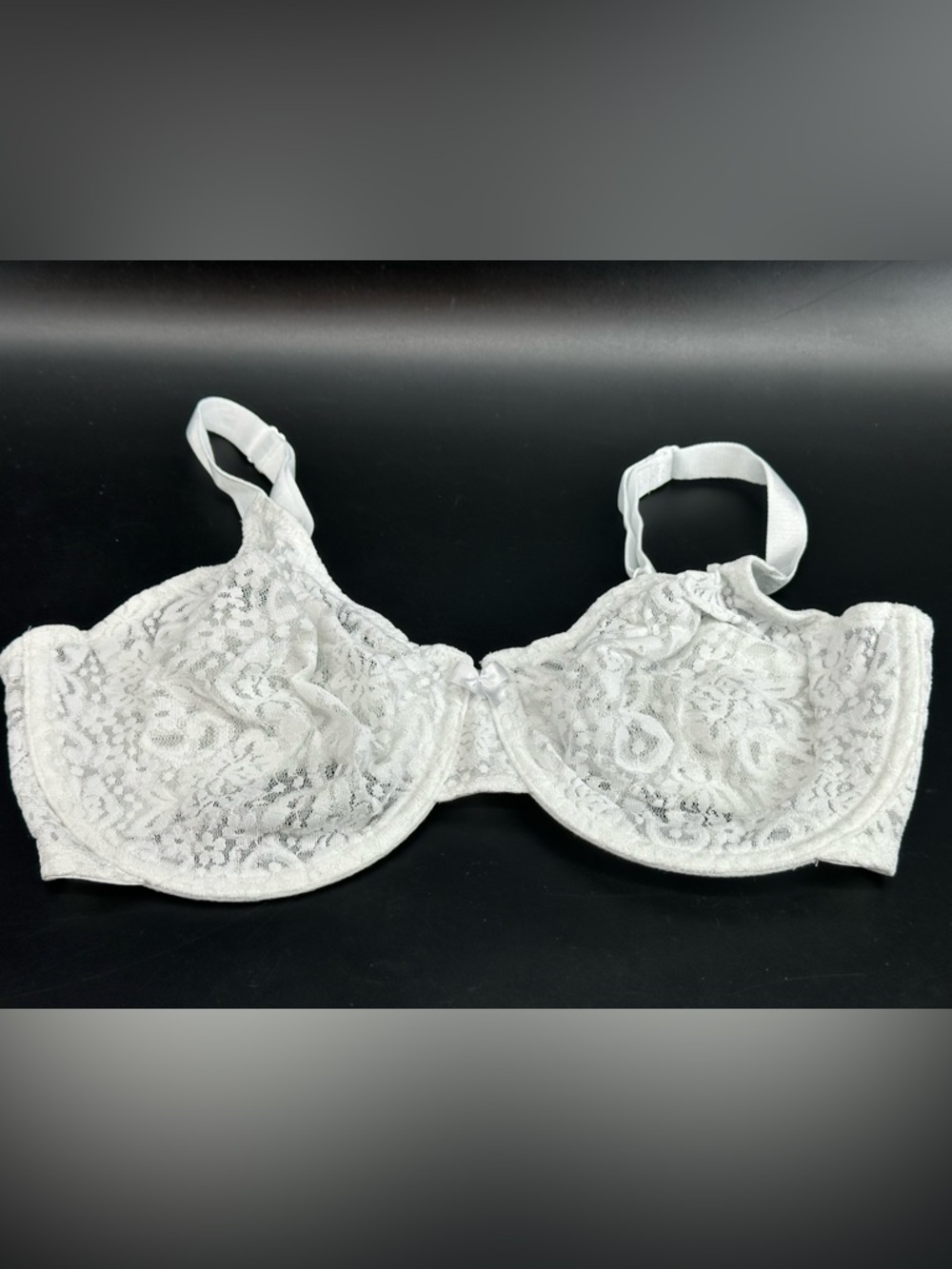 Wacoal 65149 White Lace Halo‎ Underwire Bra 36DD